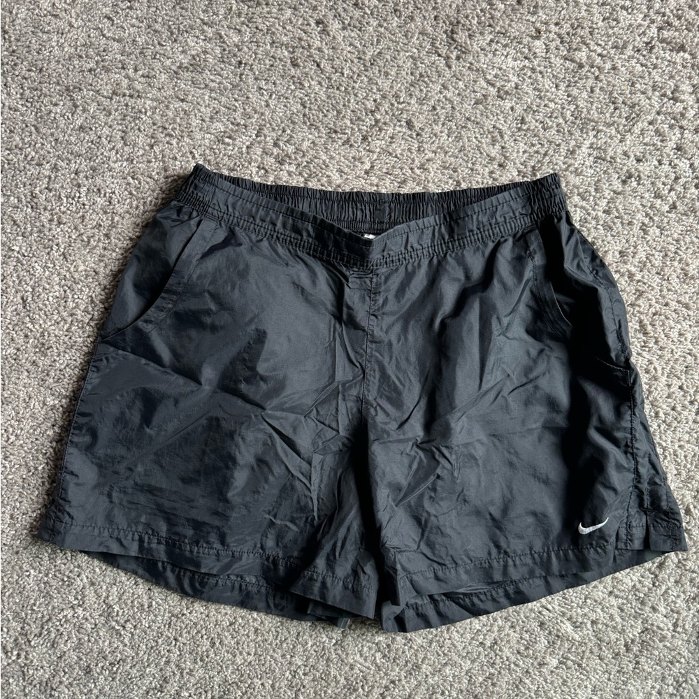 Nike Black Athletic Shorts Lightweight Elastic Waist